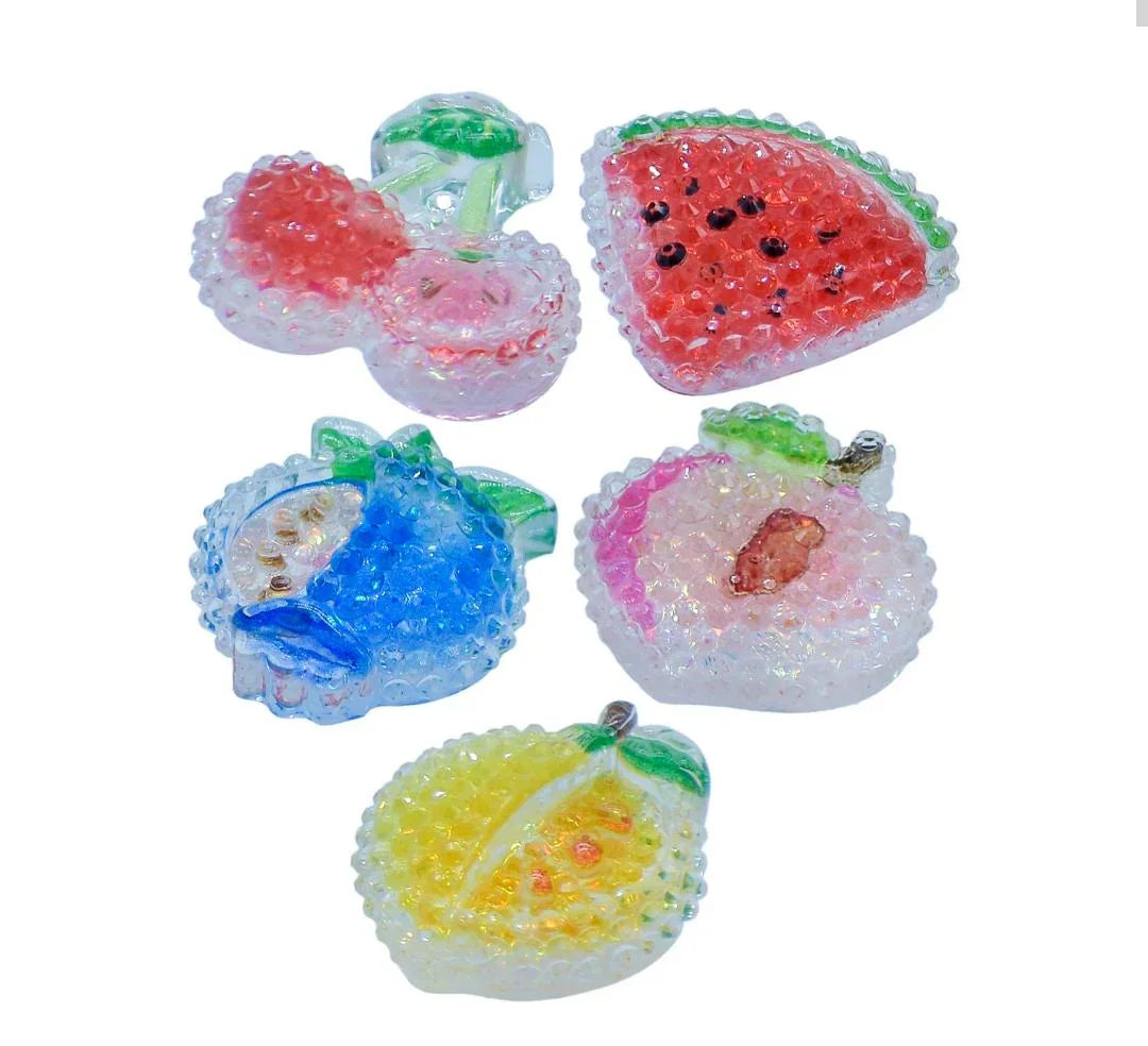 Miniature Crystal Fruit 5Pcs Mix Colour MMAN-56