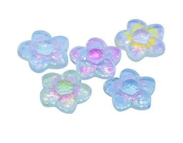 Miniature Crystal Flower 5Pcs Mix Colour MMAN-51