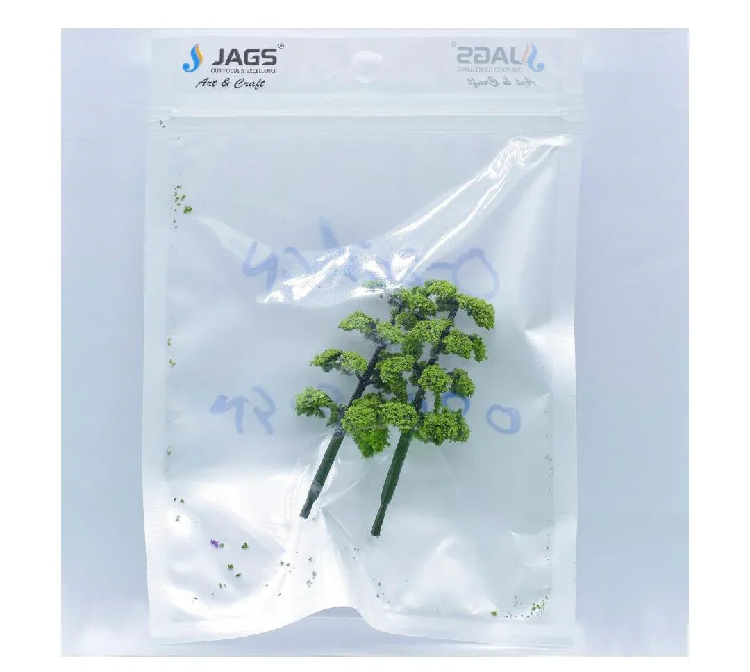 Artificial Miniature Tree 2 Pcs T020-50 Green 020-50GN