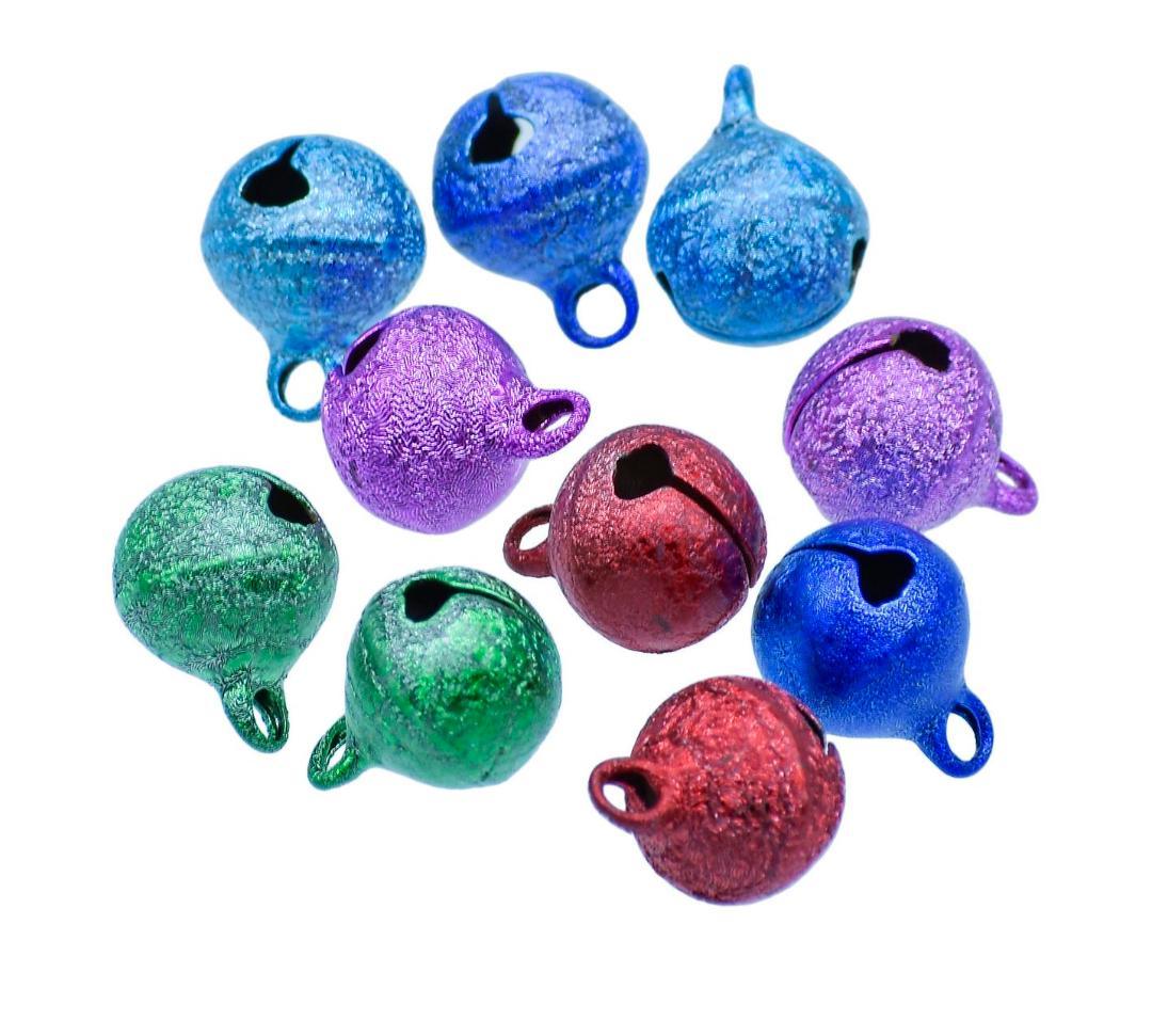 Jags Mini Metal Bells Dark Polish Colour 10MM 10 Pc JMMB18