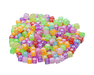 Jags Craft Beads Alphabet Mini Square 25gm 5X5MM JCB210