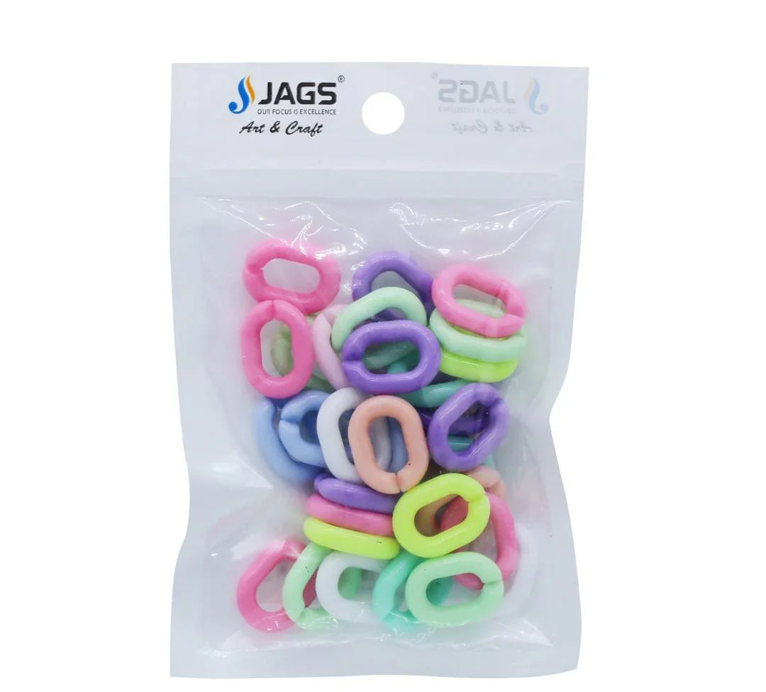 Jags DIY Plastic Chain Basic 25Gsm 14X19MM Medium JDPC02