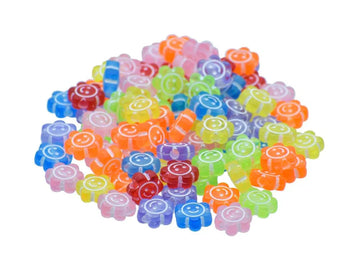 Jags Craft Beads Flower Smiley Small 25g 5X10MM JCB209