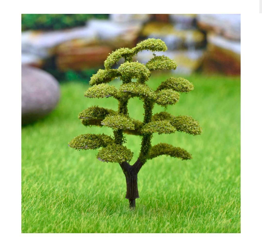 Artificial Miniature Tree Green 1 Pcs TM-90GN