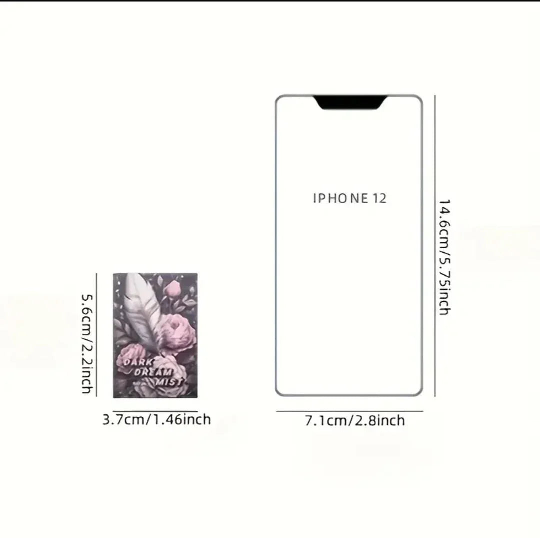 Mini printed Rice paper Diary l Pack of 1 (50 sheets )