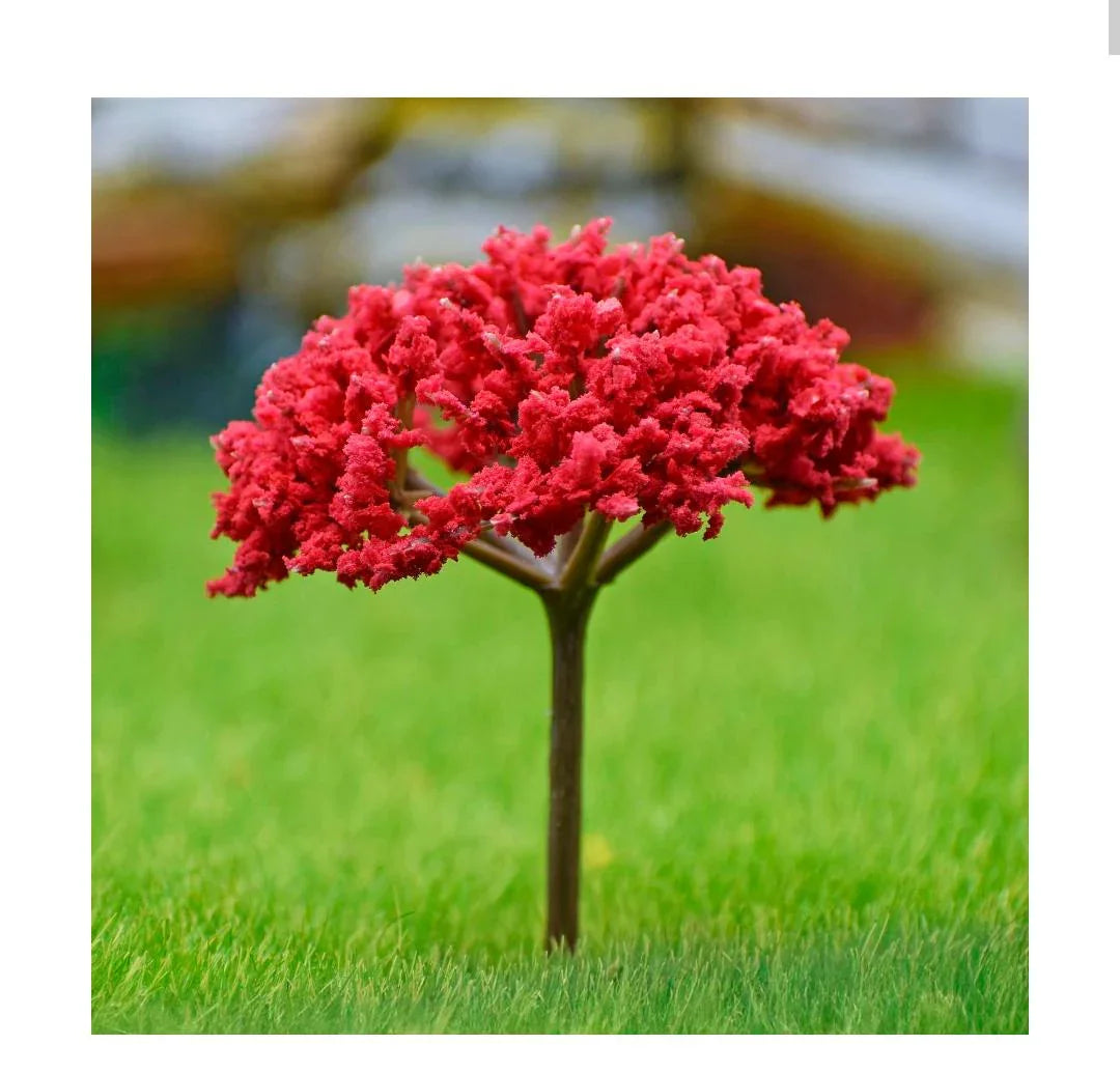 Artificial Miniature Cherry Blossom Red Tree 1pc TL-75RD