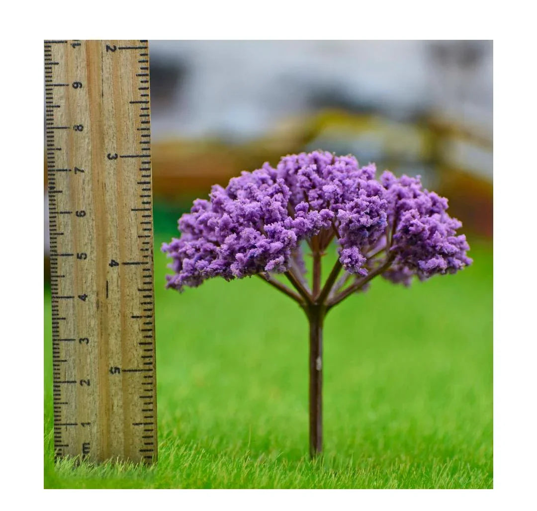 Artificial Miniature Cherry Blossom Purple Tree 1pc TL-75PE