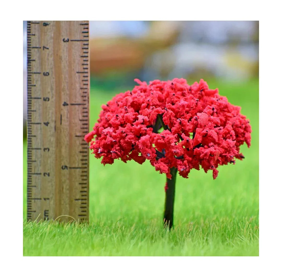 Artificial Miniature Cherry Blossom Red Tree 1pc TL-60RD