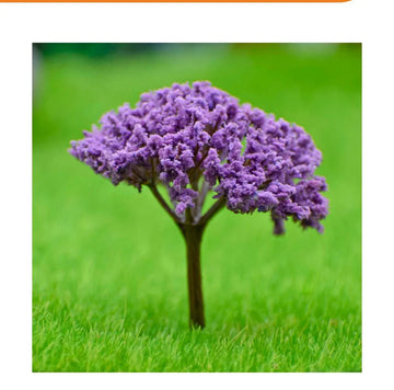Artificial Miniature Cherry Blossom Purple Tree 1pc TL-60PE