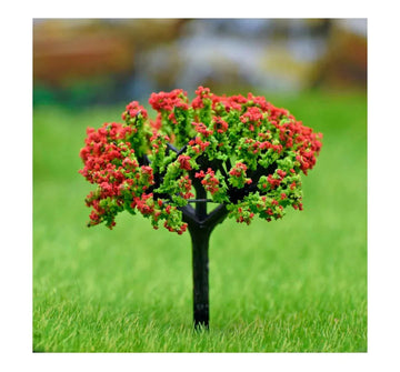 Artificial Miniature Tree 1 Pcs Green & Red TL-60GRD