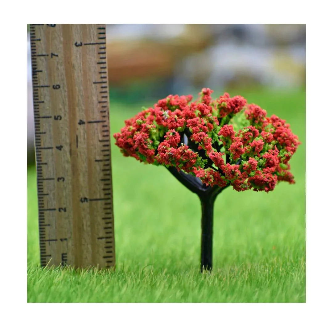 Artificial Miniature Tree 1 Pcs Green & Red TL-60GRD