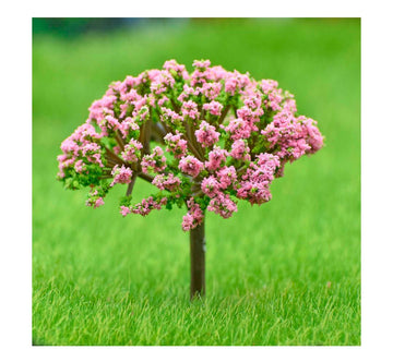 Artificial Miniature Green & Baby Pink Tree 1pc TL-60GBPK