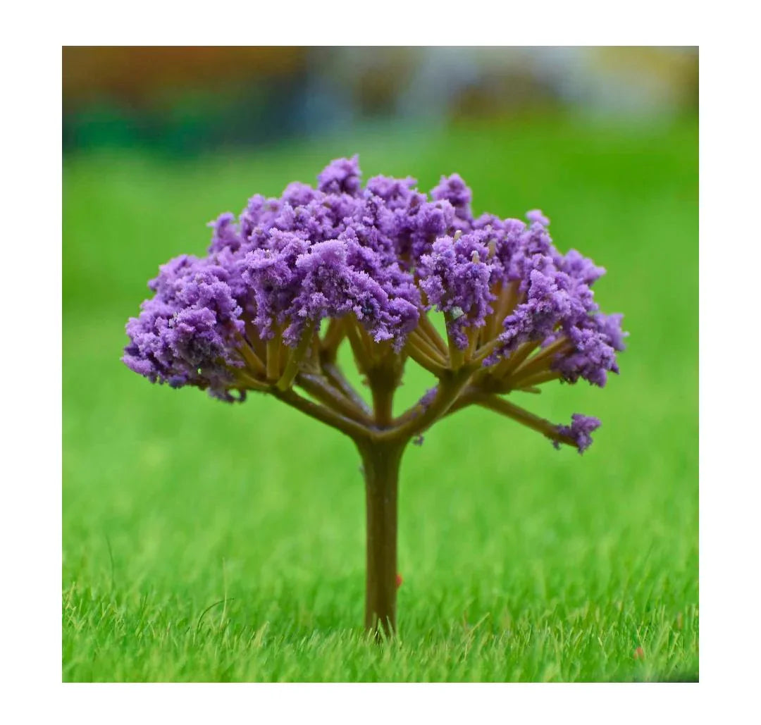 Artificial Miniature Cherry Blossom Purple Tree 1pc TL-40PE