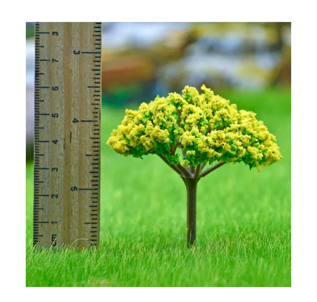Artificial Miniature Green & Yellow Tree 1pc TL-40GYW