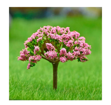 Artificial Miniature Green & Pink Tree 1pc TL-40GBPK