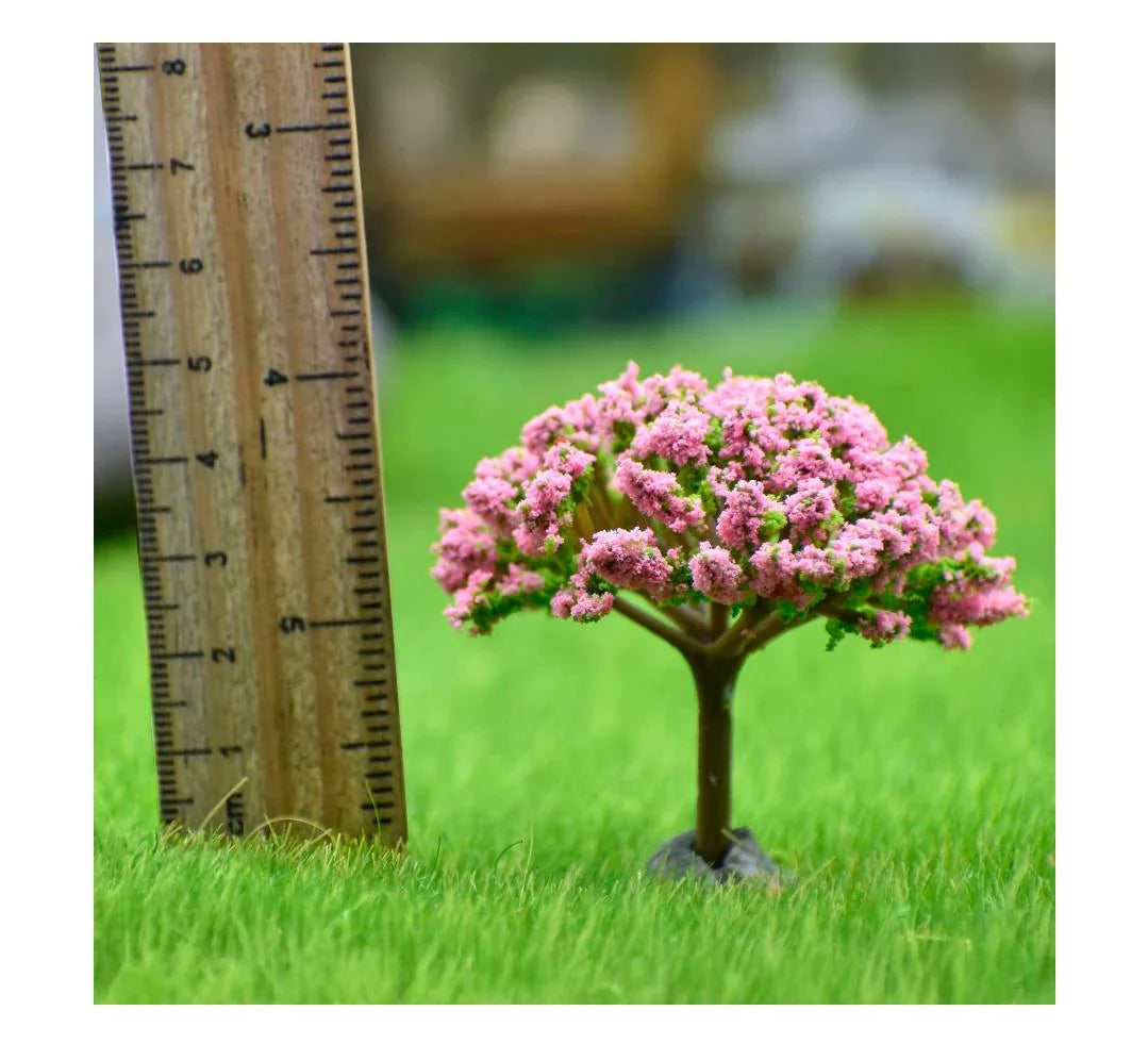 Artificial Miniature Green & Pink Tree 1pc TL-40GBPK
