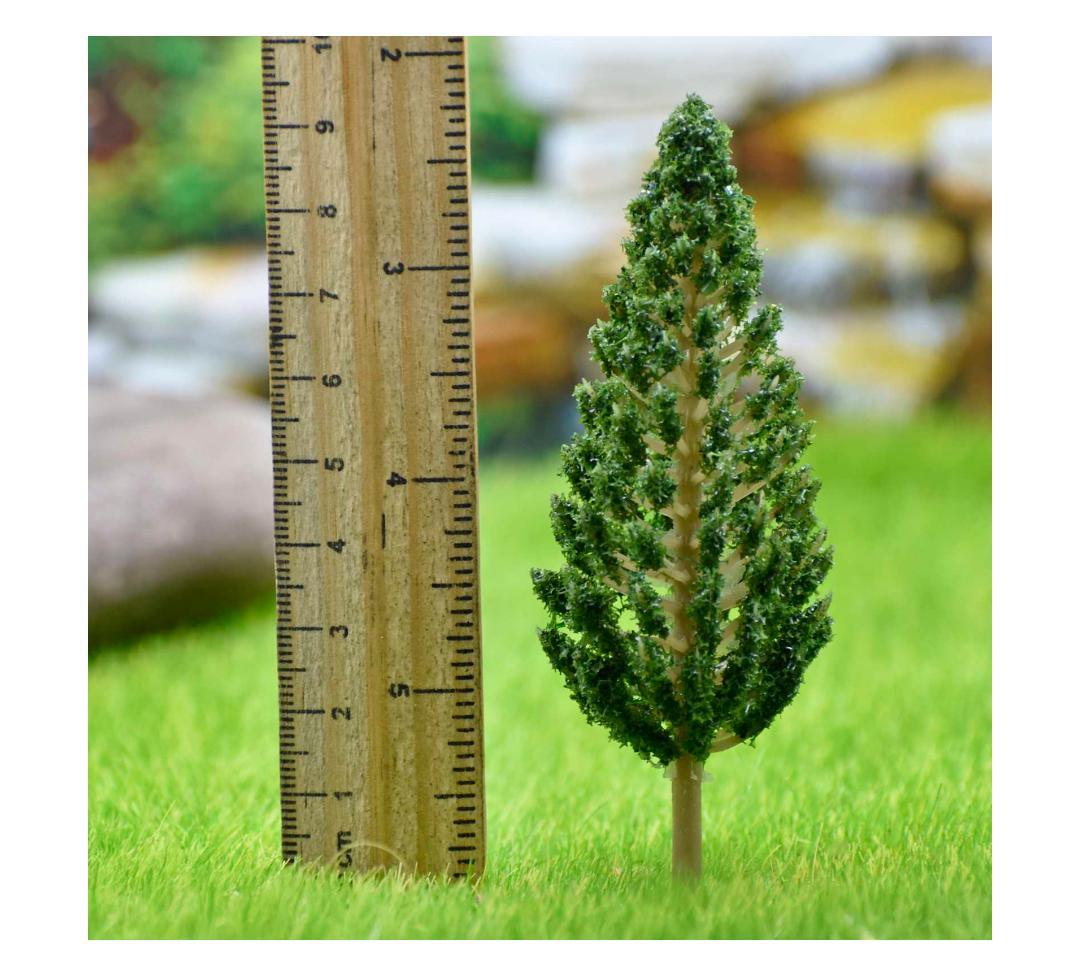 Artificial Miniature Thuja Dark Green Tree 1 pc S-95GN