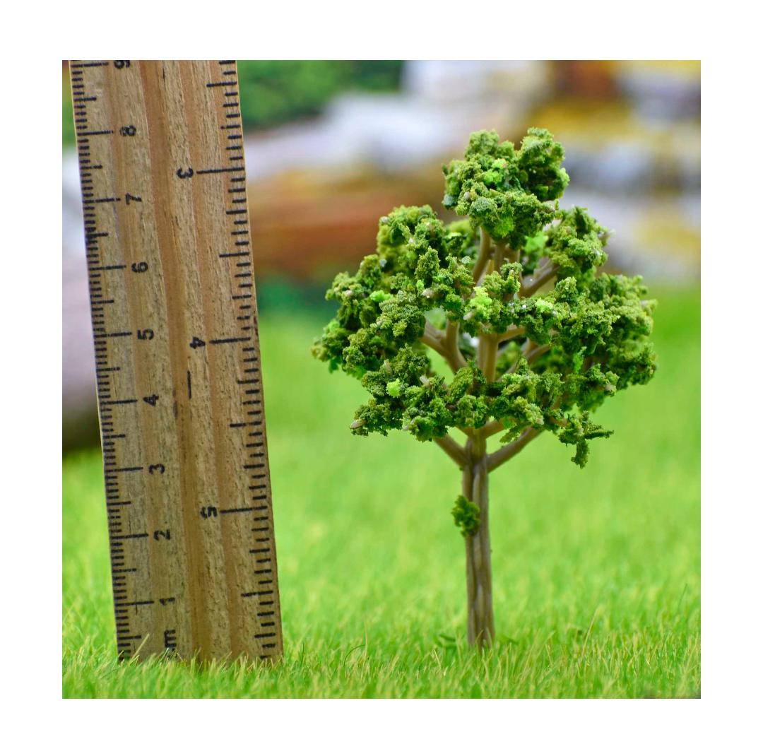 Artificial Miniature Dark Green Tree 1pc 018-80TTG