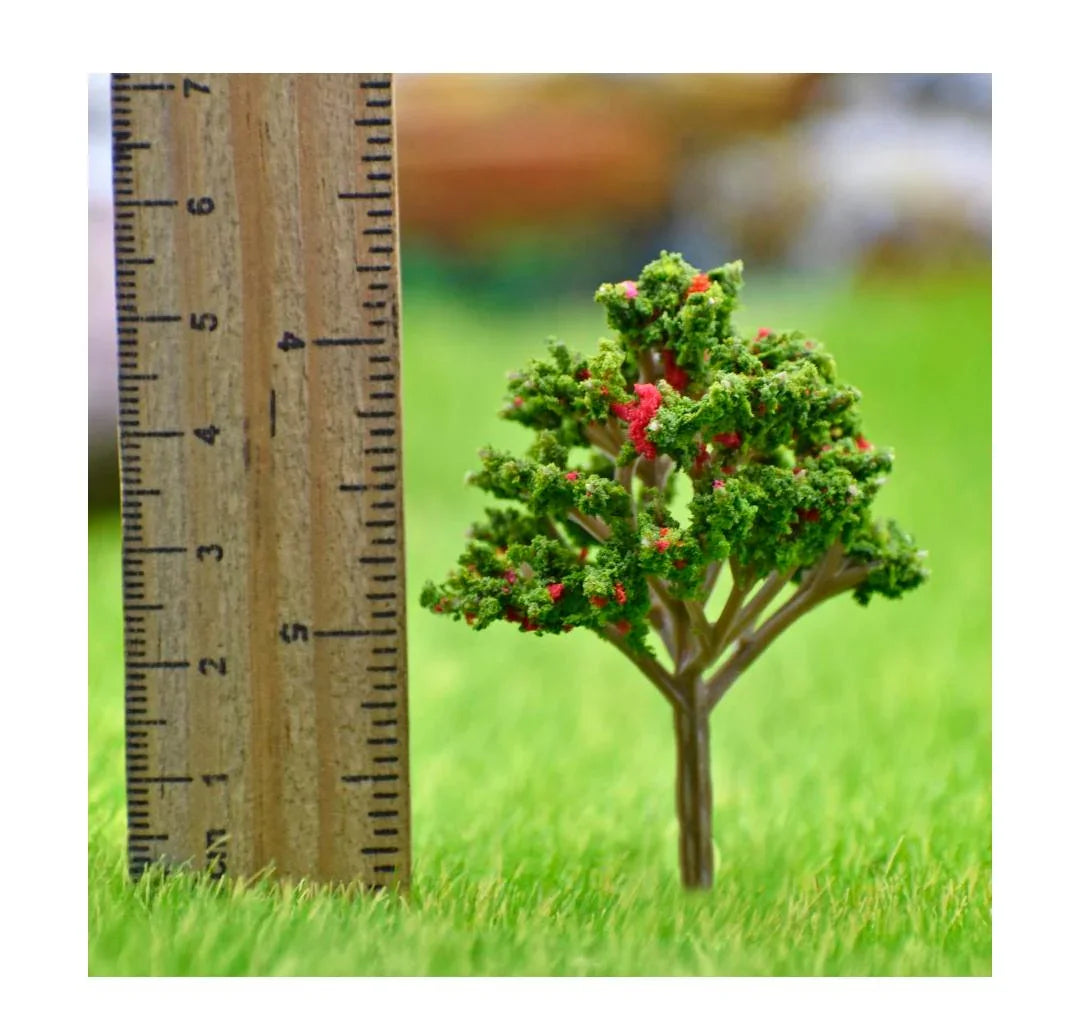 Artificial Miniature Tree Green & Red 1 pc 018-60GR