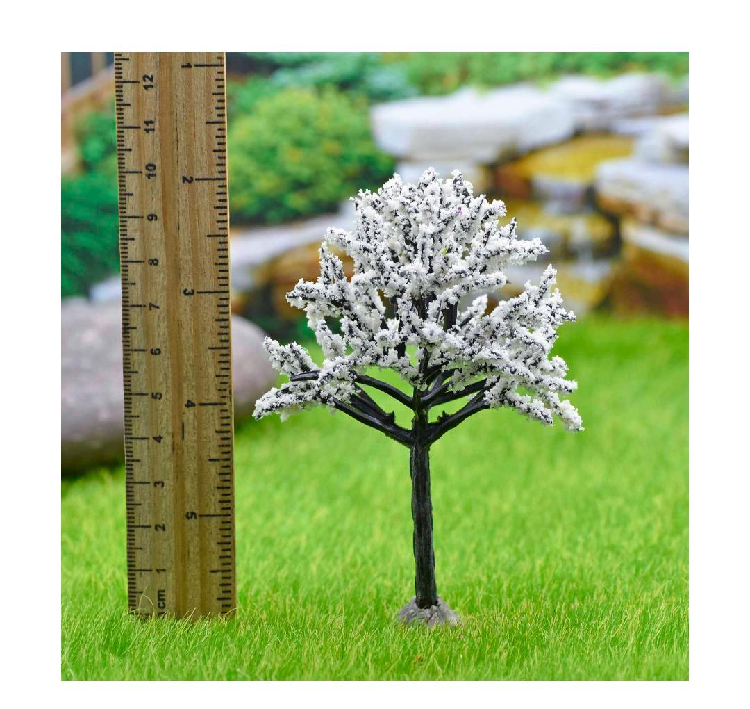 Artificial Miniature White Tree 1pc 018-100WE