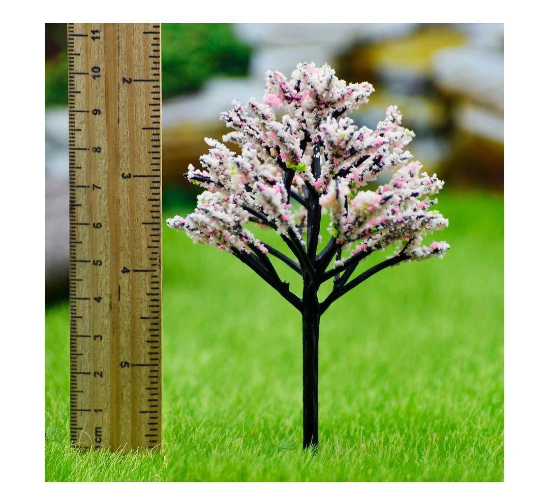 Artificial Miniature Tree Two Colour 1 Pcs 018-100TT