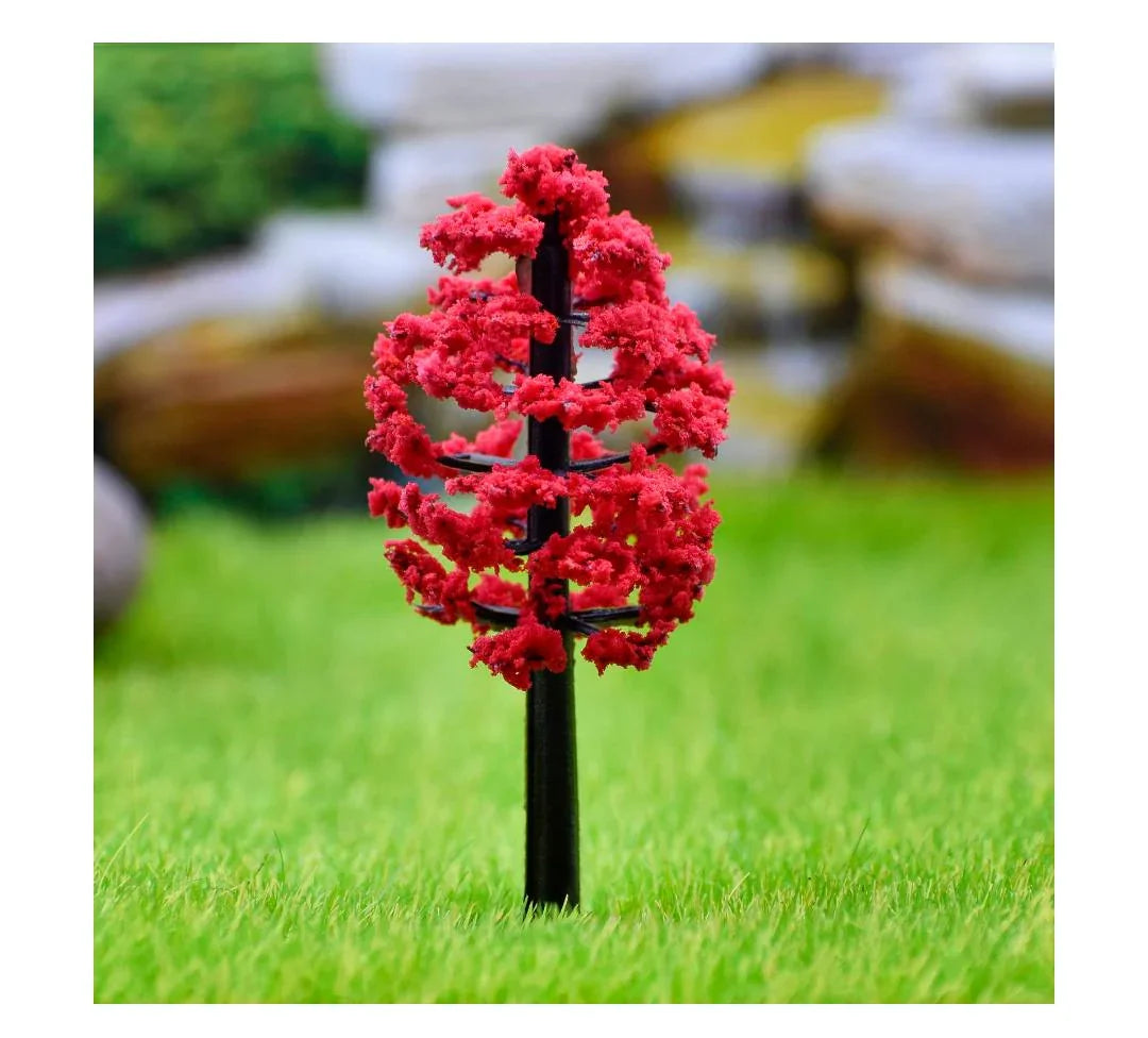 Artificial Miniature Red Tree 1 Pc 002-80RD