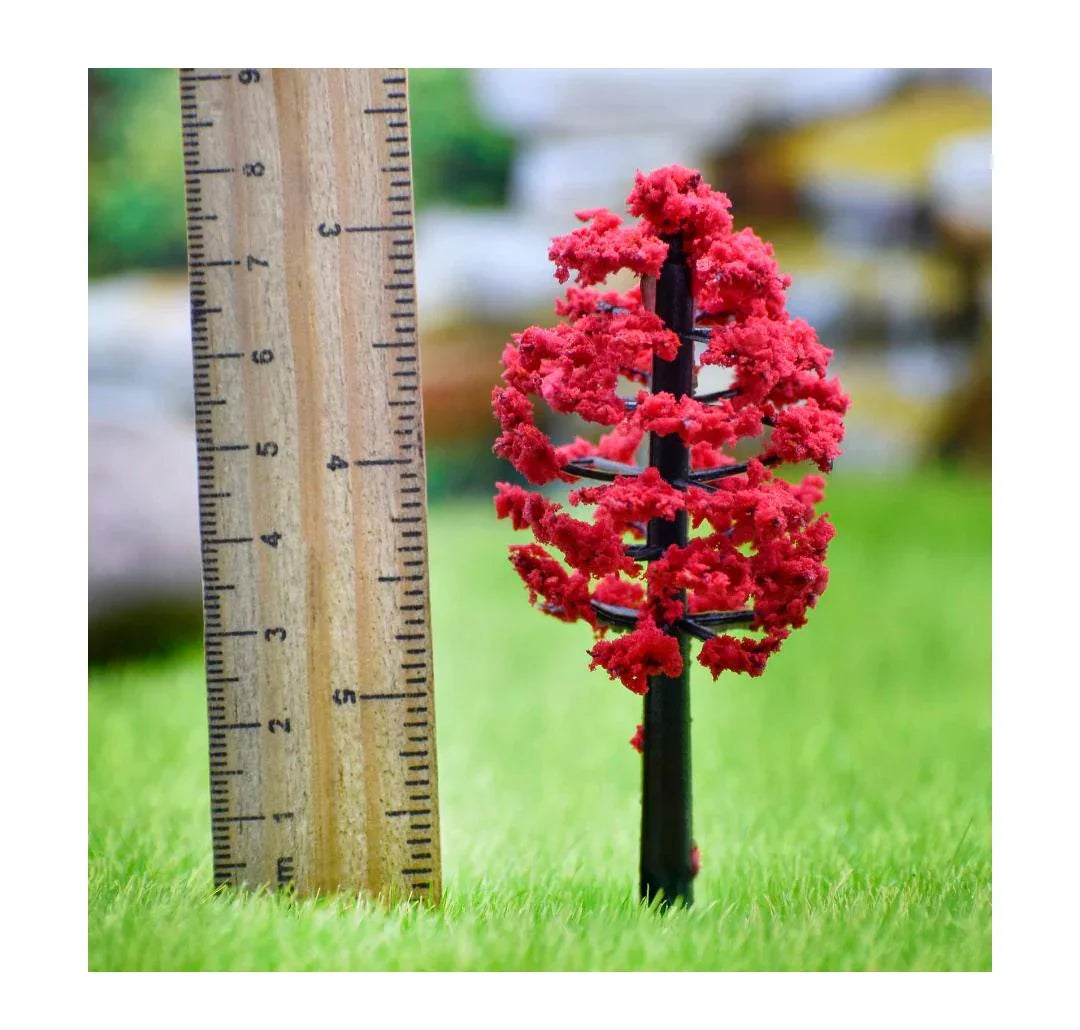 Artificial Miniature Red Tree 1 Pc 002-80RD