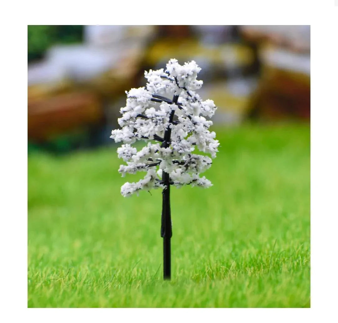 Artificial Miniature White Tree 1pc 002-60WE