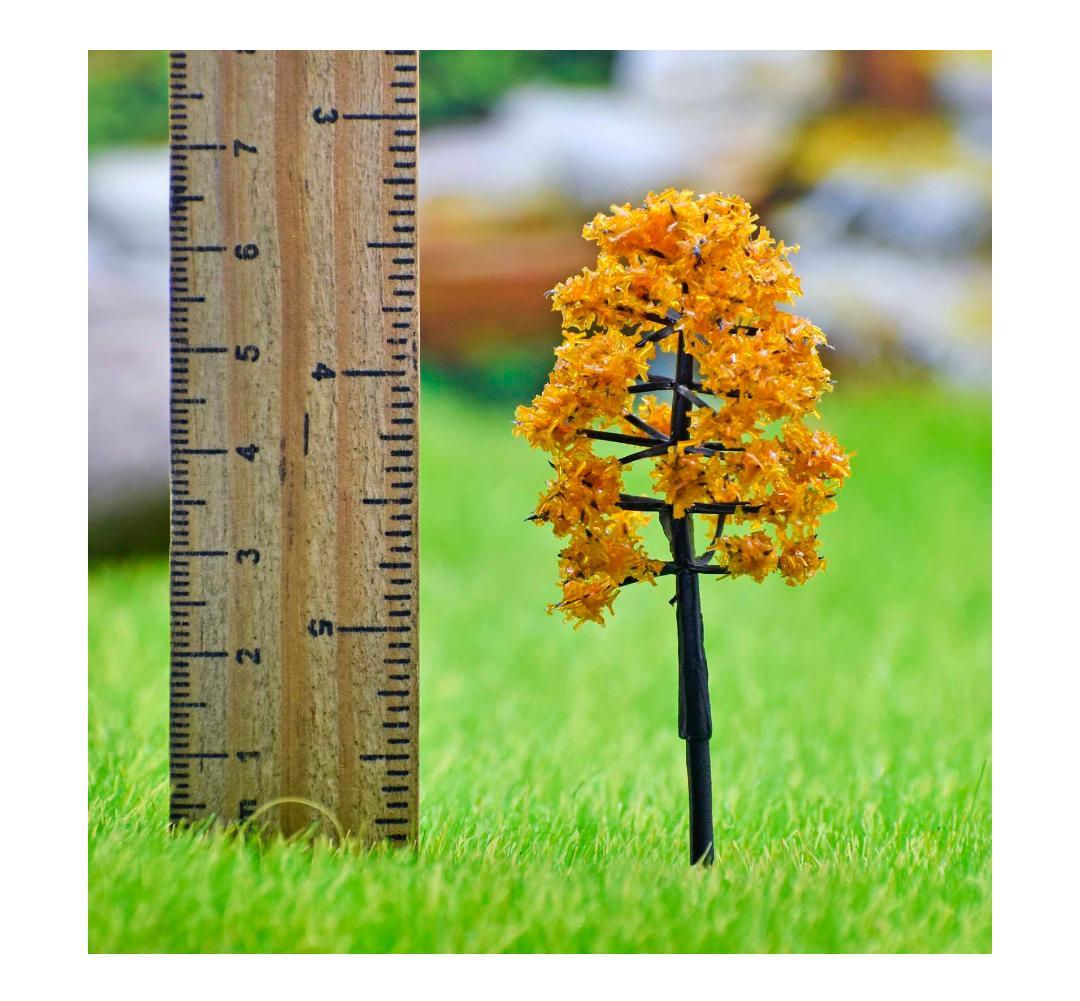 Artificial Miniature Tawny Colour Tree 1pc 002-60DO