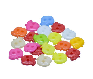 Jags Craft Decorative Button Apple 28L 20Pc JCDBP35