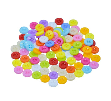 Jags Craft Decorative Button Round 16L 100Pc JCDBP22