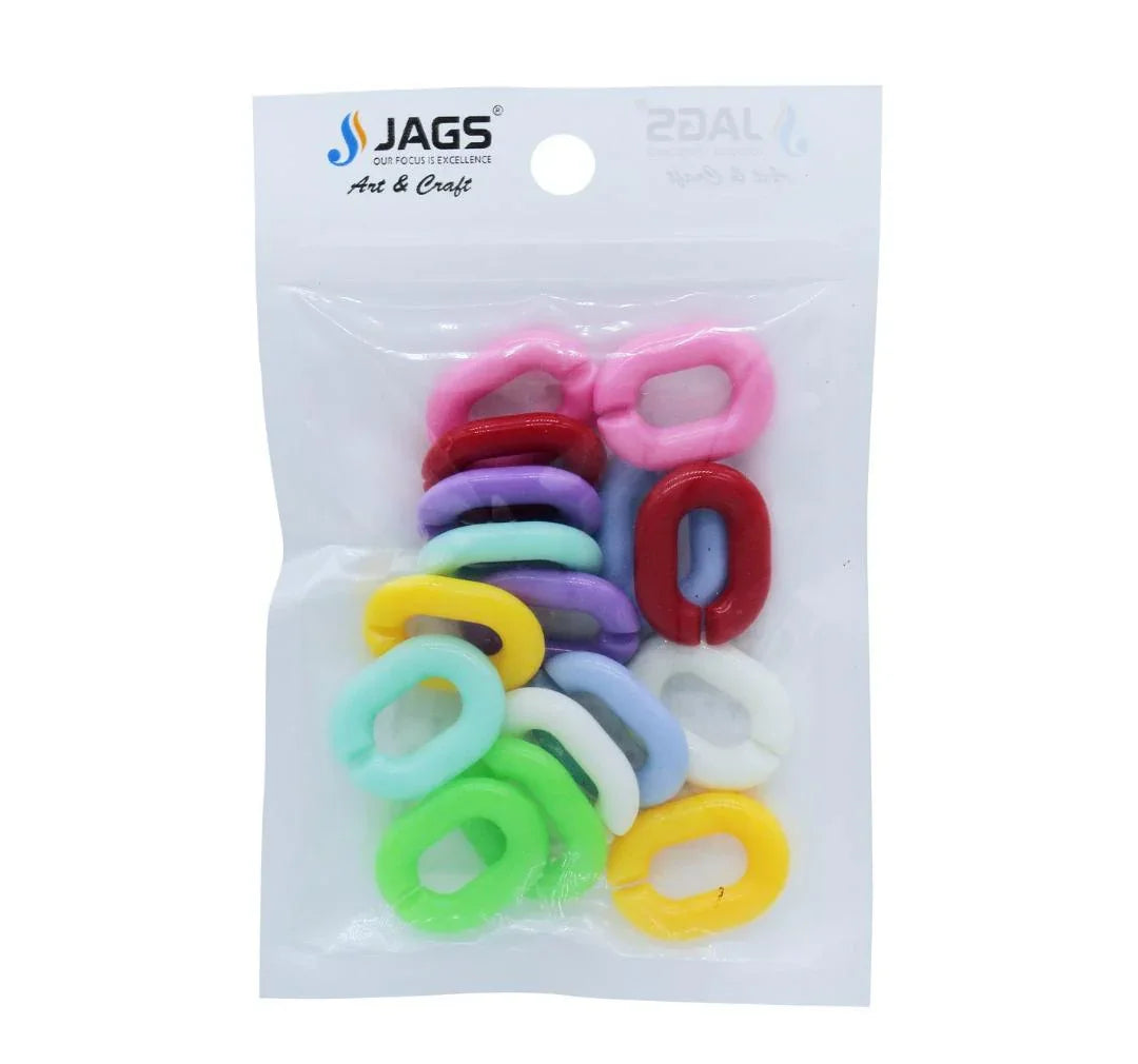Jags DIY Plastic Chain Basic 25Gsm 18X24MM Big JDPC03