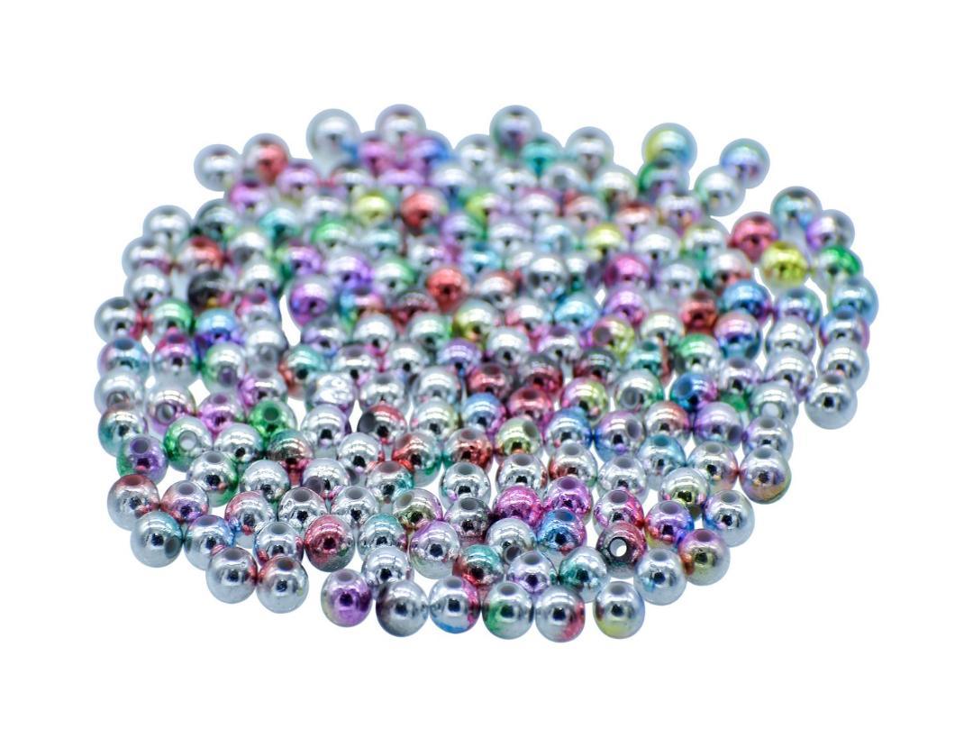 Jags Craft Beads Rainbow MultiColou 6MM 20Gsm JBSRN6MM