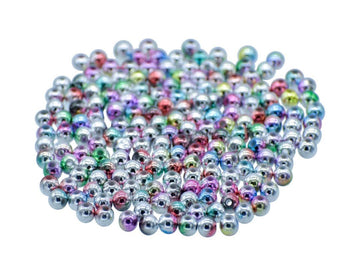 Jags Craft Beads Rainbow MultiColou 6MM 20Gsm JBSRN6MM