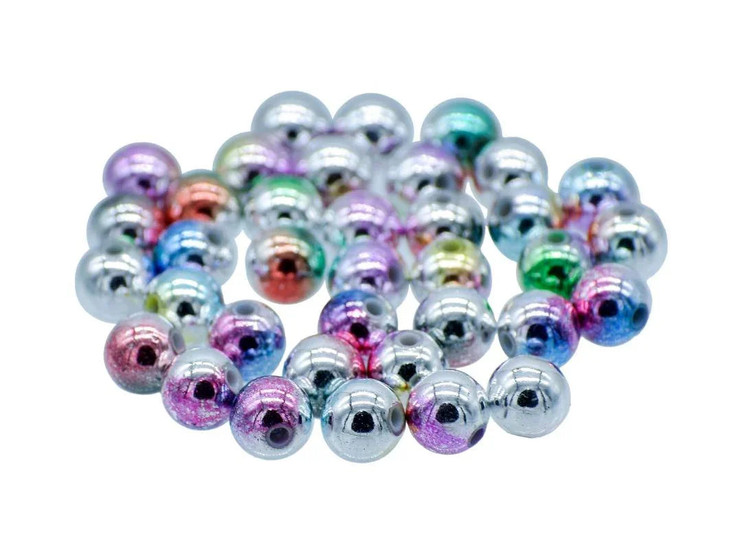Jags Craft Beads Rainbow MultiColou 10MM 20Gsm JBSRN10MM
