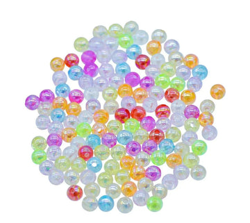 Jags Beads Crystal Rainbow Multicolor 6MM 20Gsm JCPS6MM