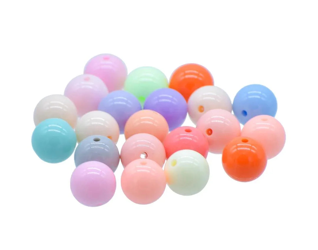 Jags Craft Bead Pastel MultiColour 12MM 20Gsm JBSP12MM