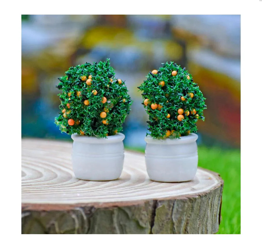 Artificial Miniature Fruit Pot 2 Pcs CT010-TT