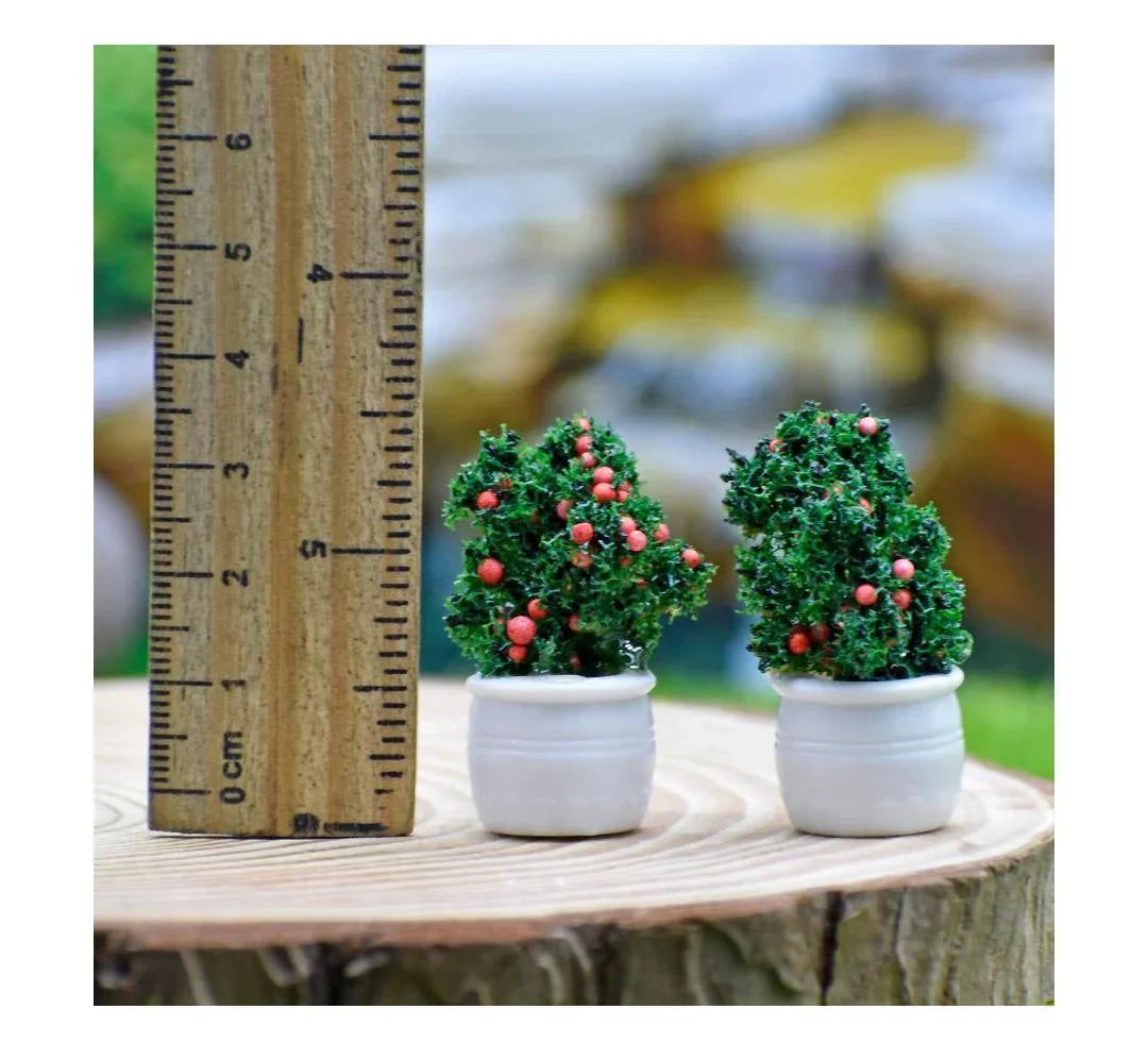 Artificial Miniature Fruit Pot 2 Pcs CT010-TT