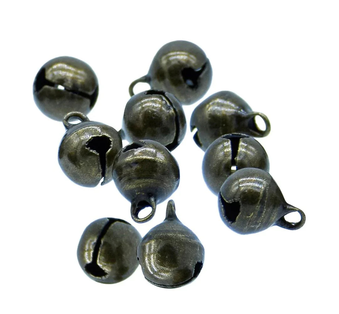 Jags Mini Metal Bells Bronze 8MM 10 Pc JMMB35
