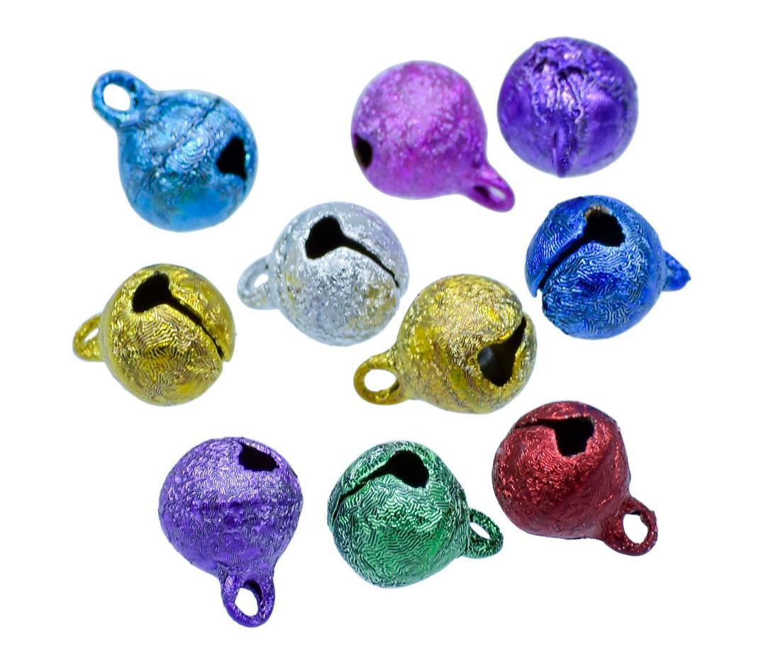 Jags Mini Metal Bells Dark Polish Colour 8MM 10 Pc JMMB17