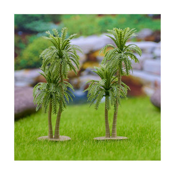 Artificial Miniature Coconut Trees Medium 2 Pcs CS112-GN