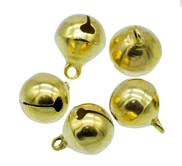 Jags Mini Metal Bells Golden 12MM 5 Pc JMMB25