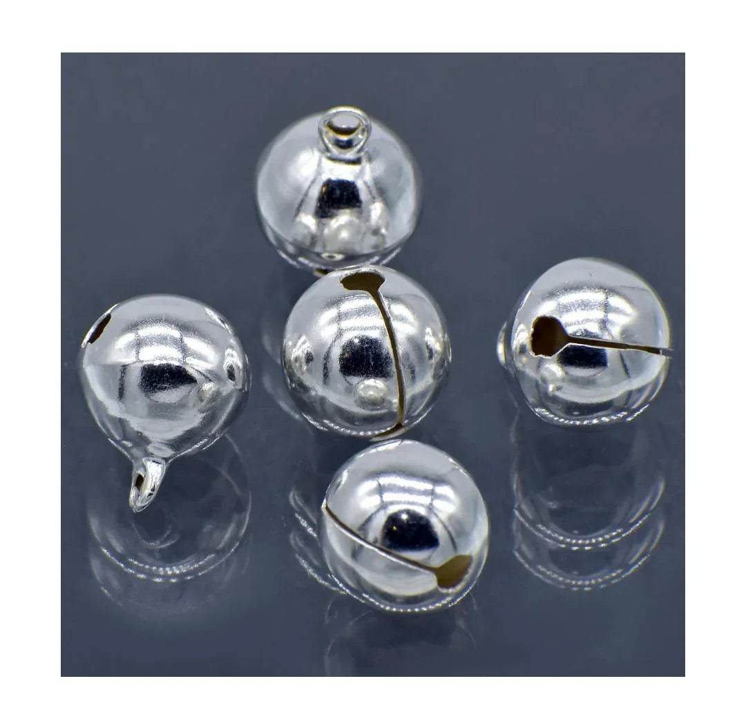 Jags Mini Metal Bells Silver 16MM 5 Pc JMMB33