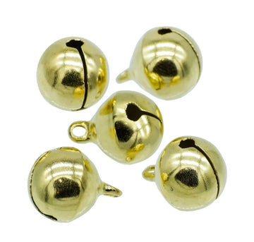 Jags Mini Metal Bells Golden 14MM 5 Pc JMMB26