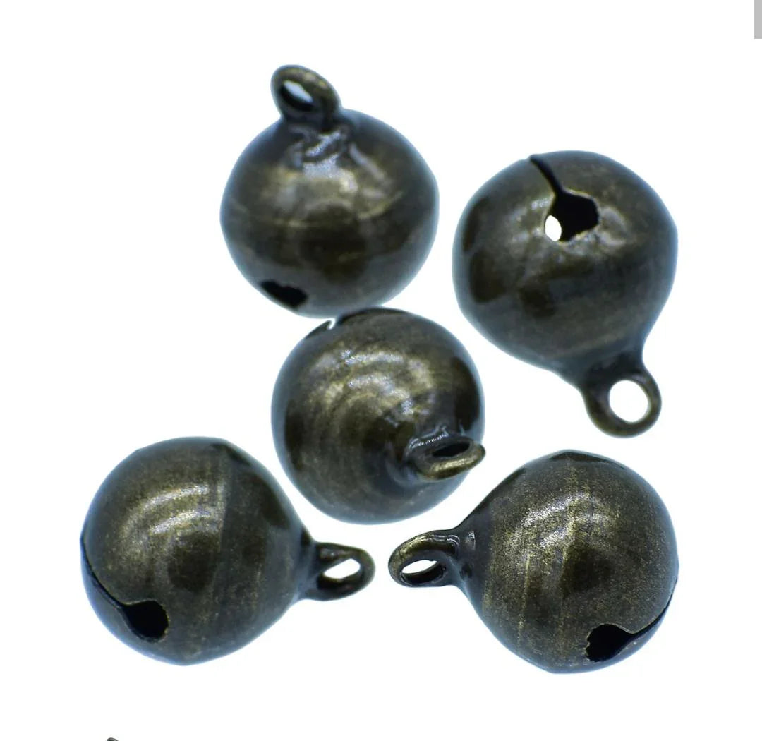 Jags Mini Metal Bells Bronze 14MM 5 Pc JMMB38