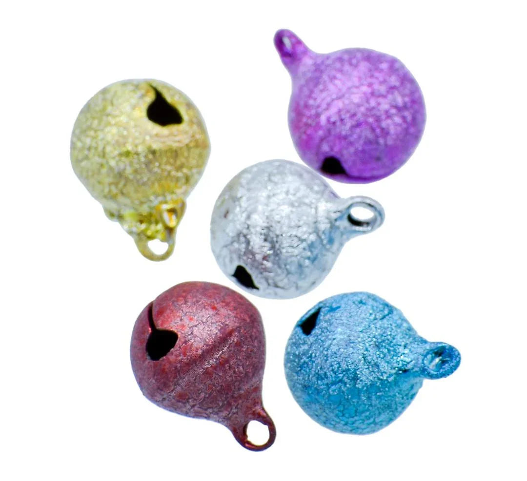Jags Mini Metal Bells Dark Polish Colour 12MM 5 Pc JMMB19