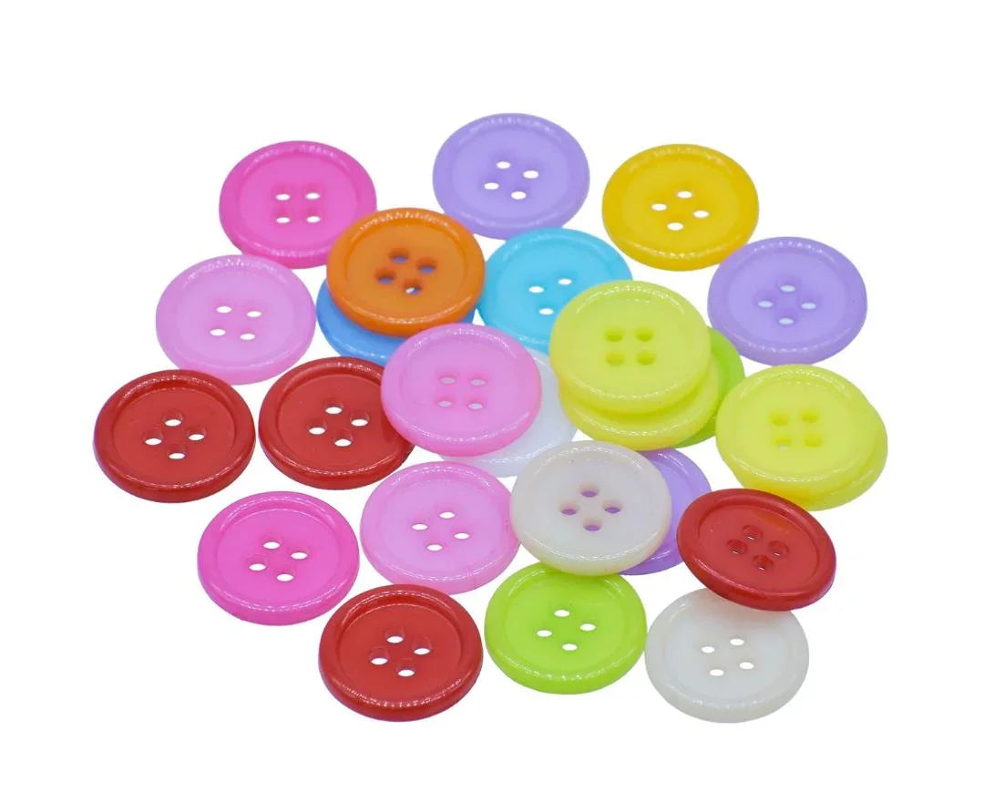 Jags Craft Decorative Button Round 28L 25Pc JCDBP18