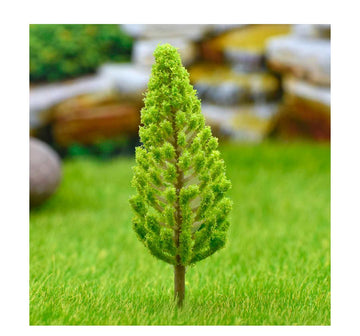 Artificial Miniature Thunja Light green tree 1 Pcs S-95LGN
