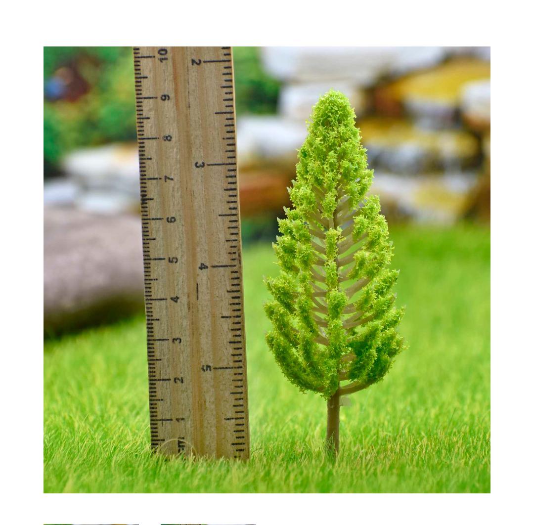 Artificial Miniature Thunja Light green tree 1 Pcs S-95LGN